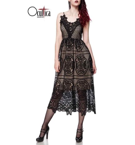 Kleid aus feiner Spitze von Ocultica, Kleider, Röcke & Tops