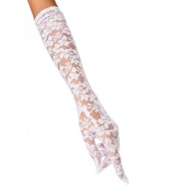 Lace gloves long, lingerie - corsages - stockings
