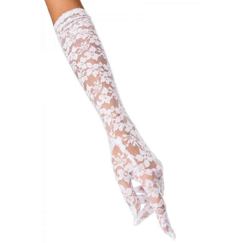 Lace gloves long