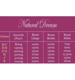 Natürlich hängende Vollsilikon-Brüste  ❤️ Natural Dream  ❤️
