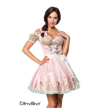 Brocade dirndl with lace blouse, Clothing